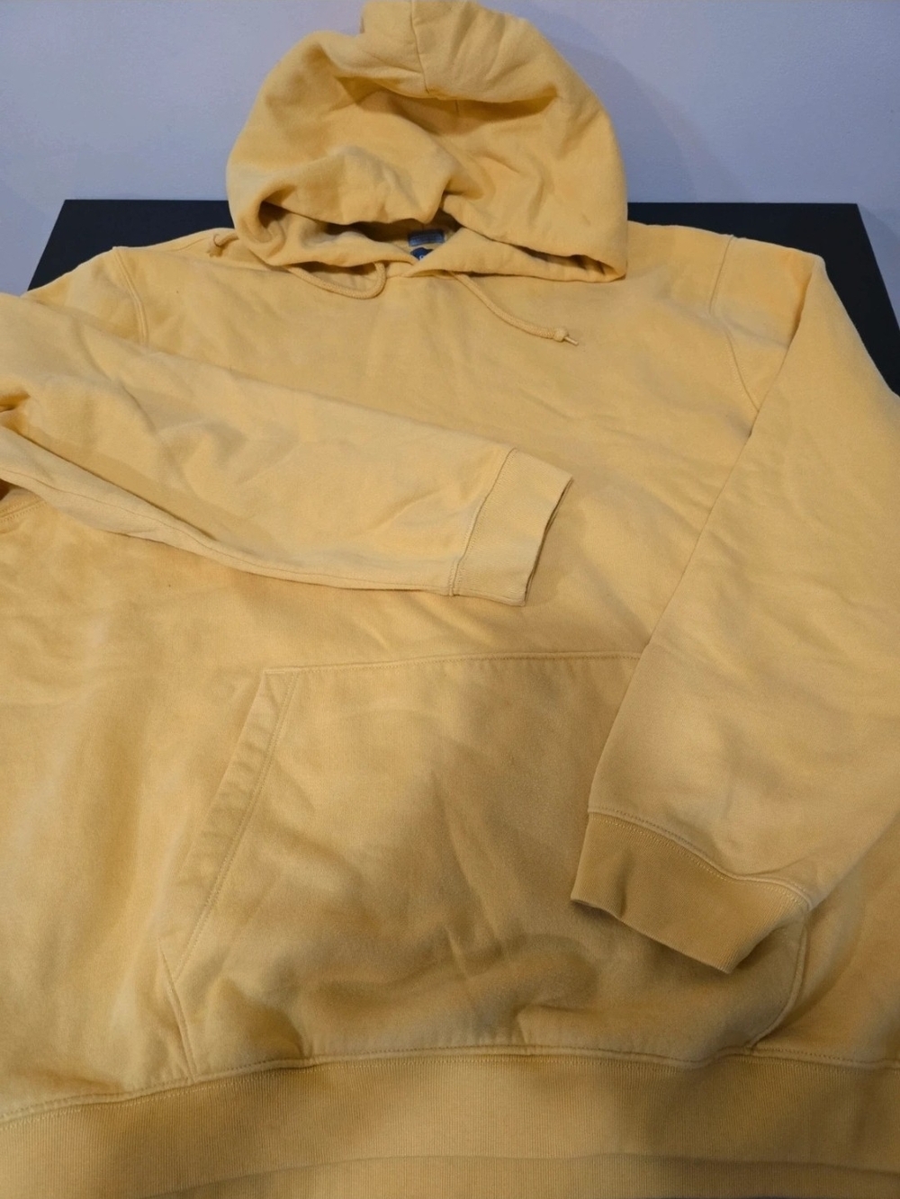 GAP Men's Soft Yellow Pullover Hoodie